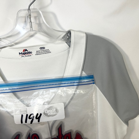 Majestic Atlanta Braves Freddie Freeman #5 Jersey Women Medium MLB Baseball 1194 - Picture 8 of 8